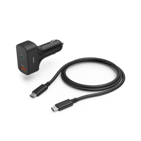 Hama 00200018 chargeur d'appareils mobiles Ordinateur portable Chargeur électrique Smartphone Tablette Allume cigare Auto Neuf - vue 2