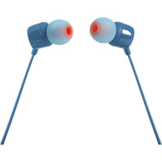 Jbl T110 Bleu Écouteurs De Botón Con Micrófono Intégré - Neuf