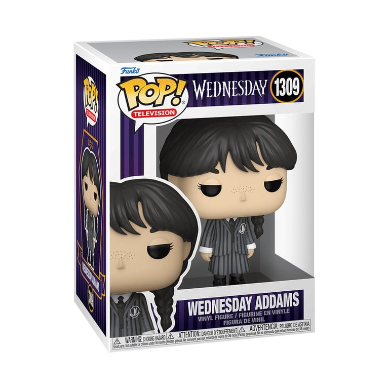 Figurine Pop Wednesday : Wednesday Addams [1309] - vue 3