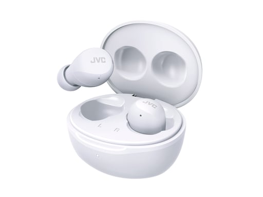 JVC HA-A6T Cuffie stereo senza fili (TWS) Bluetooth per chiamate/musica Bianco