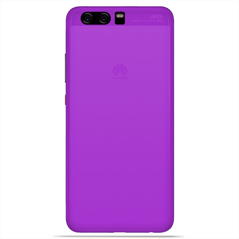 Coque silicone unie compatible Givré Violet Huawei P10