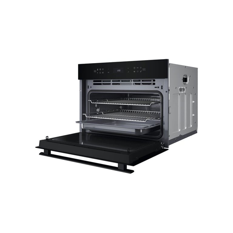 Four micro-ondes combiné encastrable Whirlpool WCW6O7HTBF 52 L 950 W fonctions Crisp Fry vapeur sous-vide noir - Neuf
