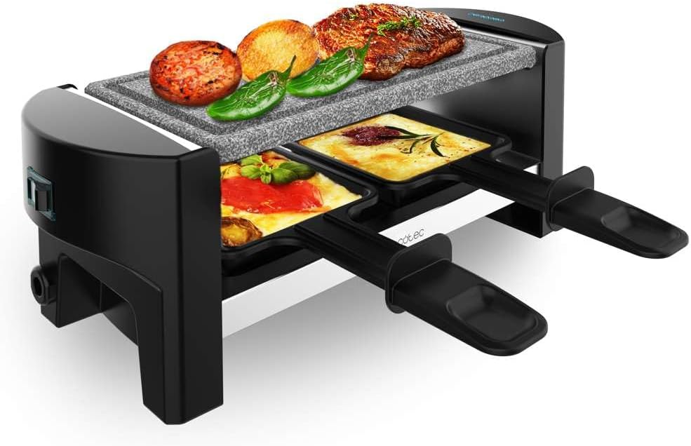 Mini raclette 320?W 2 poêles antiadhésives Neuf