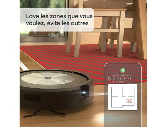 IROBOT Aspirateur laveur connecté ROOMBA COMBO J557840 - vue 3