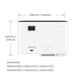 BenQ X500i proiettore a ottica corta 2200 ANSI lumen DLP 2160p (3840x2160) Nero, Bianco