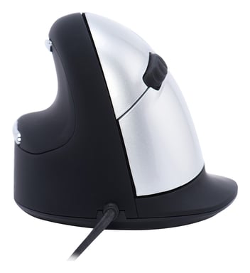 R-Go Tools R-Go HE Break Mouse, Souris ergonomique, Logiciel anti-RSI, Grand (Longueur de la main au-dessus 185mm), Gaucher, Filaire
