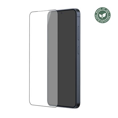 Protection d'écran en verre trempé (60% verre trempé recyclé) pour Samsung Galaxy S26 5G, Noir