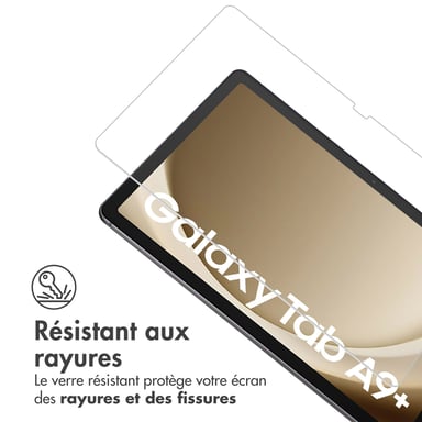imoshion Protection d'écran en verre trempé pour Samsung Galaxy Tab A11 / A9 Plus