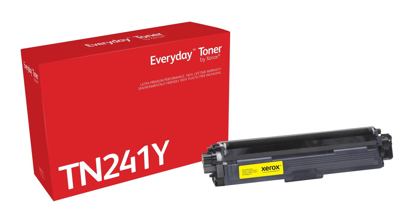 Xerox Jaune compatible cartouche de toner alternative pour : Brother TN221Y pour Brother HL 3170CDN HL 3170CW - vue 3
