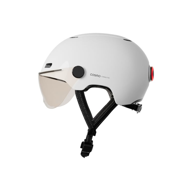 Casque vélo Cosmo Connected Fusion Blanc Brillant - Neuf
