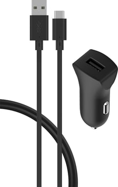 Bigben Connected CACCBLAC3AB chargeur d'appareils mobiles Smartphone Noir Allume-cigare Auto
