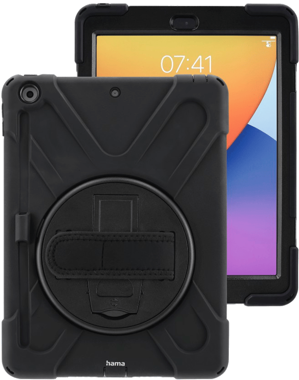 Pochette pour tablette Rugged Style pour iPad 10,2 (2019/2020/2021)e - Noir