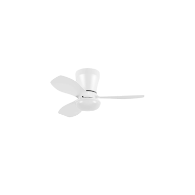 Ventilador de techo Fabrilamp dc cain 15w led blanco