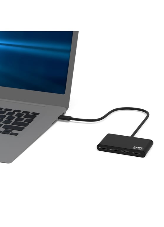Port Designs 900147 hub & concentrateur USB Type C 5000 Mbit/ Neuf - vue 2