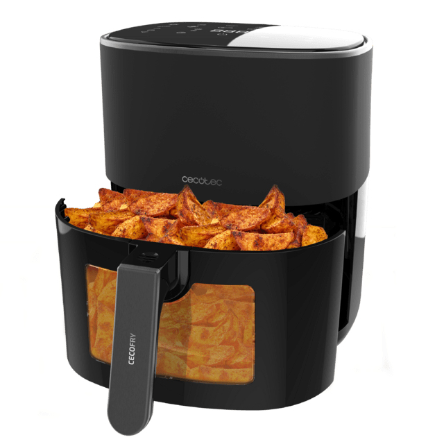 Cecotec 04967 friteuse Unique 6 L Autonome 1700 W Friteuse d'air chaud Noir - Neuf