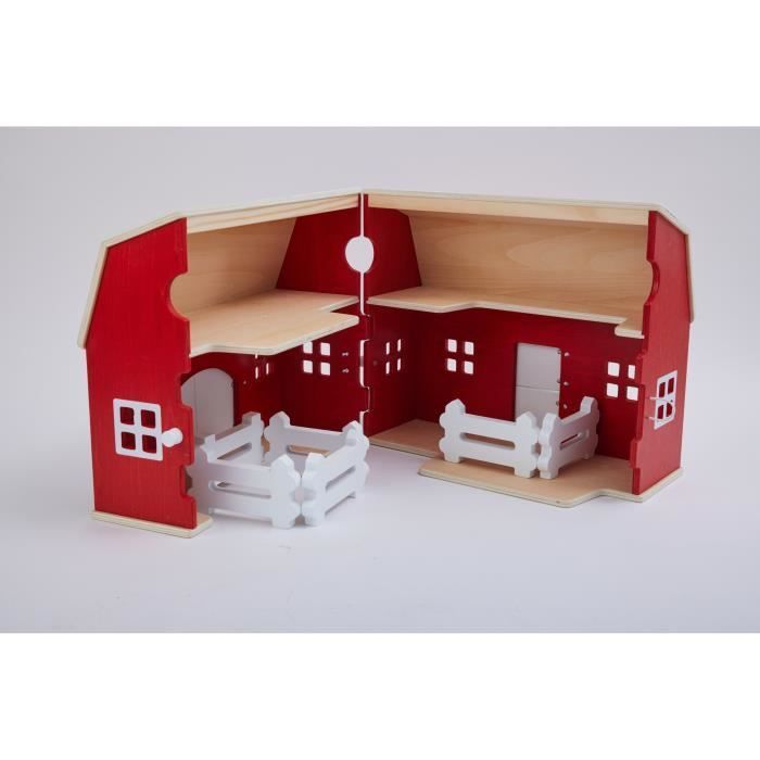 Figurine Ferme en bois rétro Schleich 42602 Gamme Farm World - vue 4