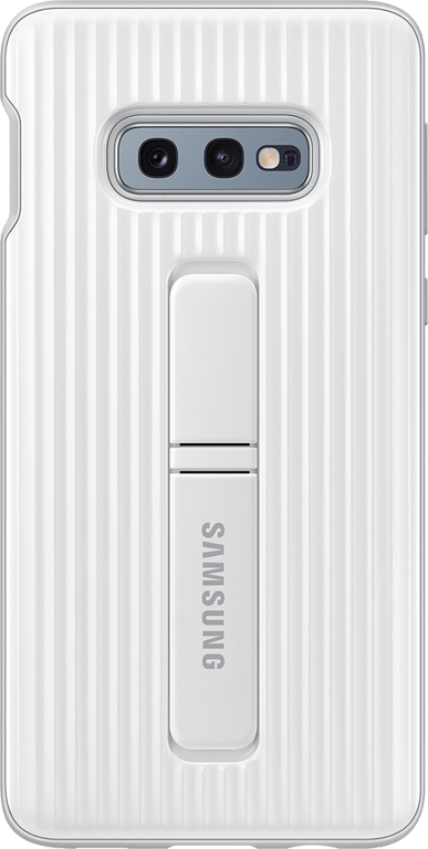 Coque Renforcée fonction Stand Blanche pour Samsung G S10E Samsung
