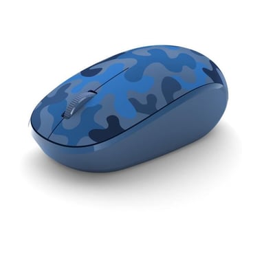 MICROSOFT Bluetooth Mouse - Ratón óptico - 3 botones - Inalámbrico - Bluetooth 5.0 - Camuflaje Azul Noche