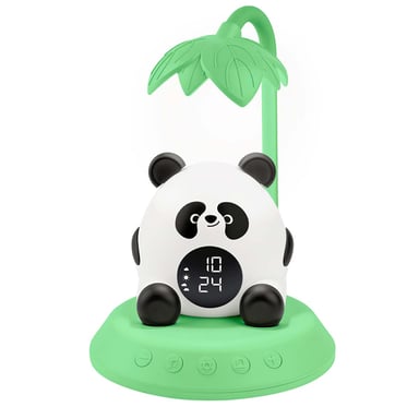 Sveglia per bambini Panda retroilluminata con luce notturna musicale e display digitale