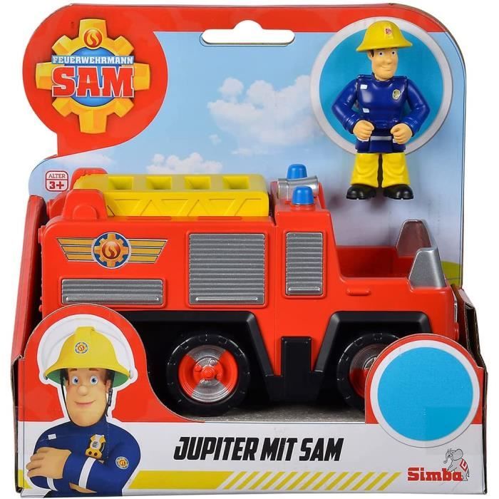 Mini véhicule Sam le Pompier SILVERTORN Camion Jupiter Figurine articulée incluse A partir de - vue 3