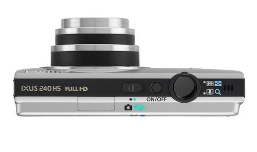 Canon Digital IXUS 240 HS 1/2.3'' Appareil-photo compact 16,1 MP CMOS 4608 x 3456 pixels Argent