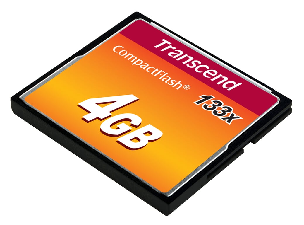Transcend TS4GCF133 mémoire flash 4 Go CompactFlash MLC Neuf - vue 2