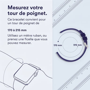 imoshion Bracelet sport en silicone - Connexion universelle 22 mm - Rose
