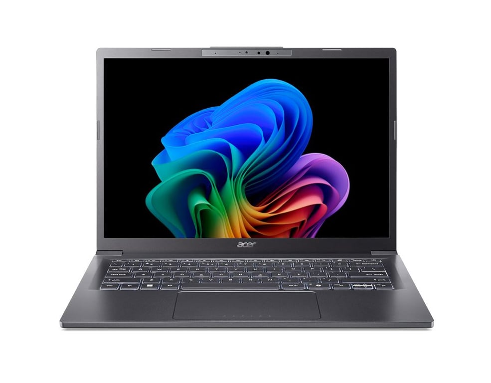 PC portable Acer Aspire 14 AI A14 52M 14 Copilot+ Intel® Core™ Ultra 5 RAM SSD acier - vue 4