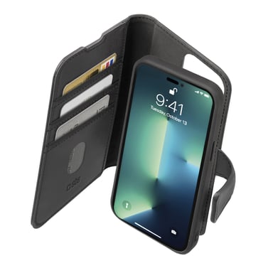 Étui portefeuille avec coque amovible pour iPhone 14 Pro-SBS