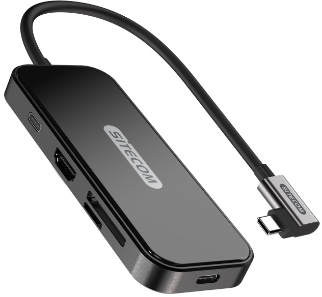 Adapt.Multiport USB 3.1 PD C - 2xUSB-A 3.1/USB-C/HDMI/Jack 4p/SD/µSD CN-393