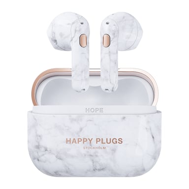 Happy Plugs Hope Auriculares True Wireless Stereo (TWS) Bluetooth Call/Music Color Mármol