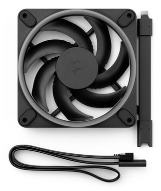 Fractal Design Momentum 12 RGB Carcasa del ordenador Ventilador 12 cm Negro 1 pieza(s)