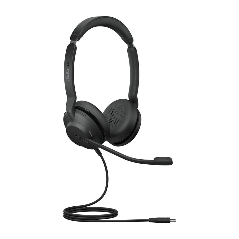 Casque Jabra Evolve2 30 – Avec Fil USB Type-C, Bureau/Centre d'Appels