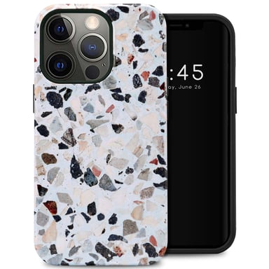 Selencia Coque arrière Vivid pour Apple iPhone 13 Pro - Chic Terazzo