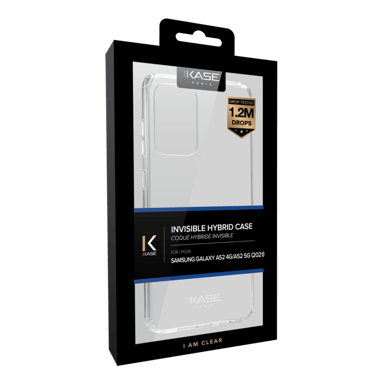 Carcasa híbrida invisible para Samsung Galaxy A52 4G/A52 5G/A52s 5G 2021, Transparente