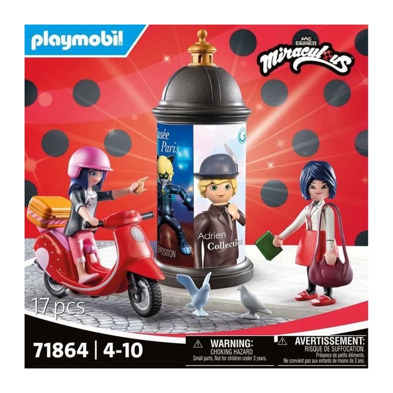 PLAYMOBIL 71864 Miraculous: Marinette à scooter & Kagami - vue 10