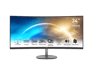 MSI Pro MP341CQ 86,4 cm (34'') UltraWide Quad HD Flat Panel PC Display 3440 x 1440 pixel Nero