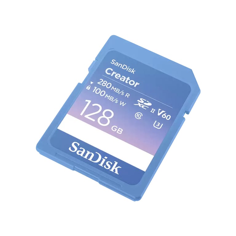 SanDisk Creator 128 Go SDXC UHS-II Classe 10 - Neuf