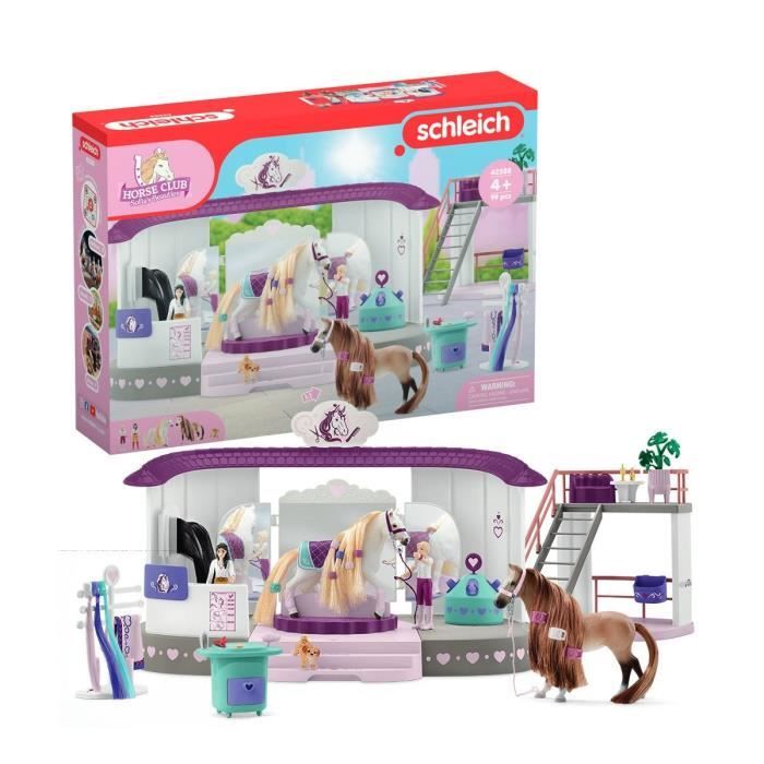 Écurie Schleich Salon de Beauté Sofia' Beauties avec Accessoires de Pansage et Figurines Schleich Chevaux Coffret de 99 Pièces - vue 2