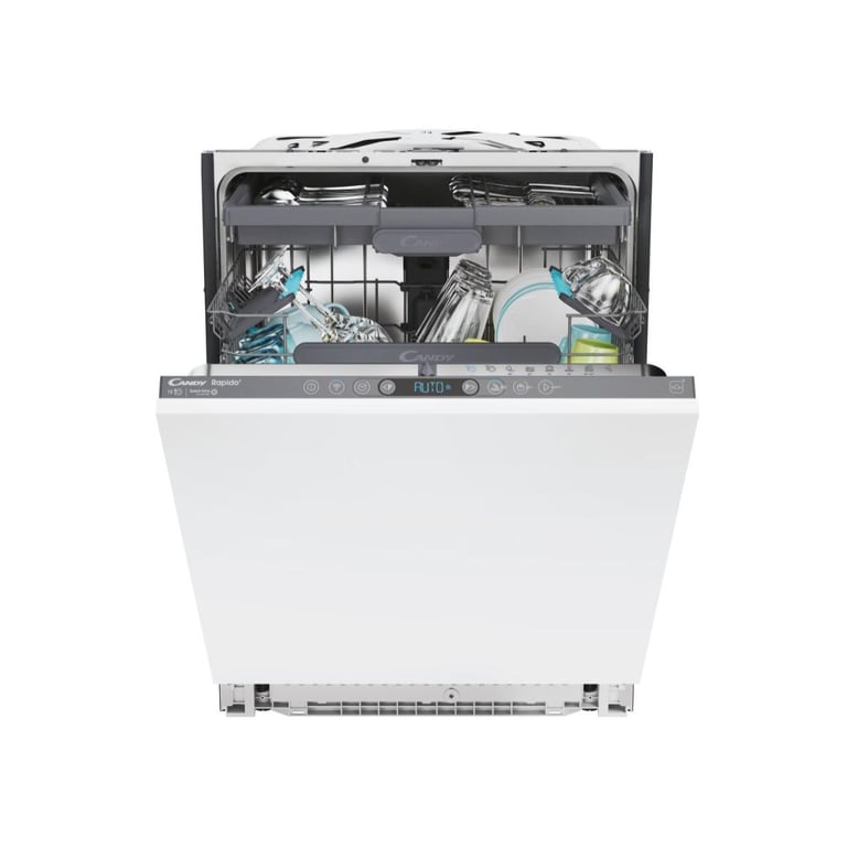 Lave vaisselle Candy RapidÓ CI 5C6F1A Entièrement intégré 15 couverts - vue 3