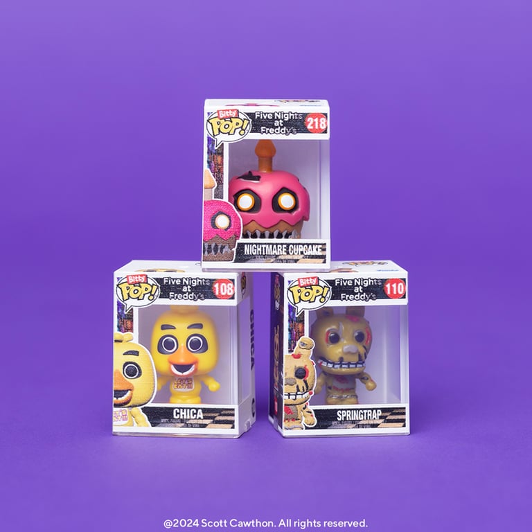 Funko figurines Bitty Pop Five Nights at Freddy’ Foxy - vue 4