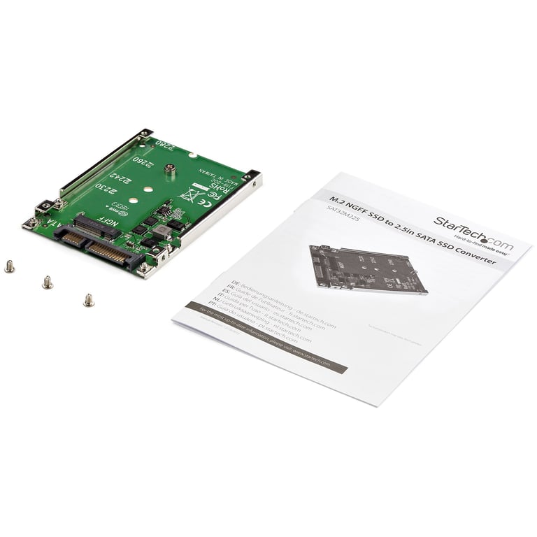 Adaptateur StarTech M.2 SATA vers SATA 2.5 – 7 mm, 6 Gb/s - vue 4