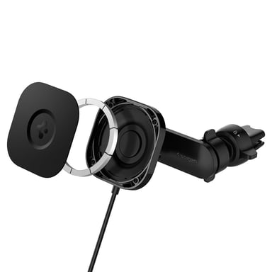 Spigen OneTap Pro Téléphone portable Noir USB Recharge sans fil Intérieure