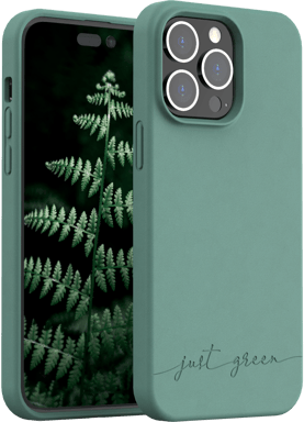 Coque Apple iPhone 14 Pro Max Natura Night Green - Eco-conçue Just Green