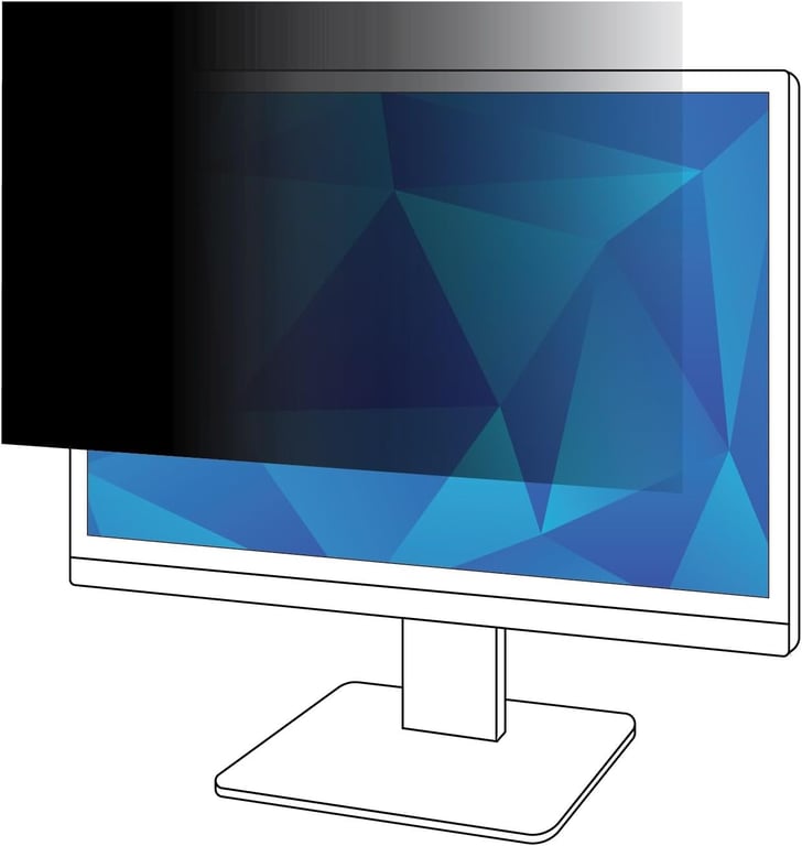 3M PF27.0W9 27.0 Widescreen 16:9 Desktop Monitor Privacy Filter Frameless 98044054363 Neuf