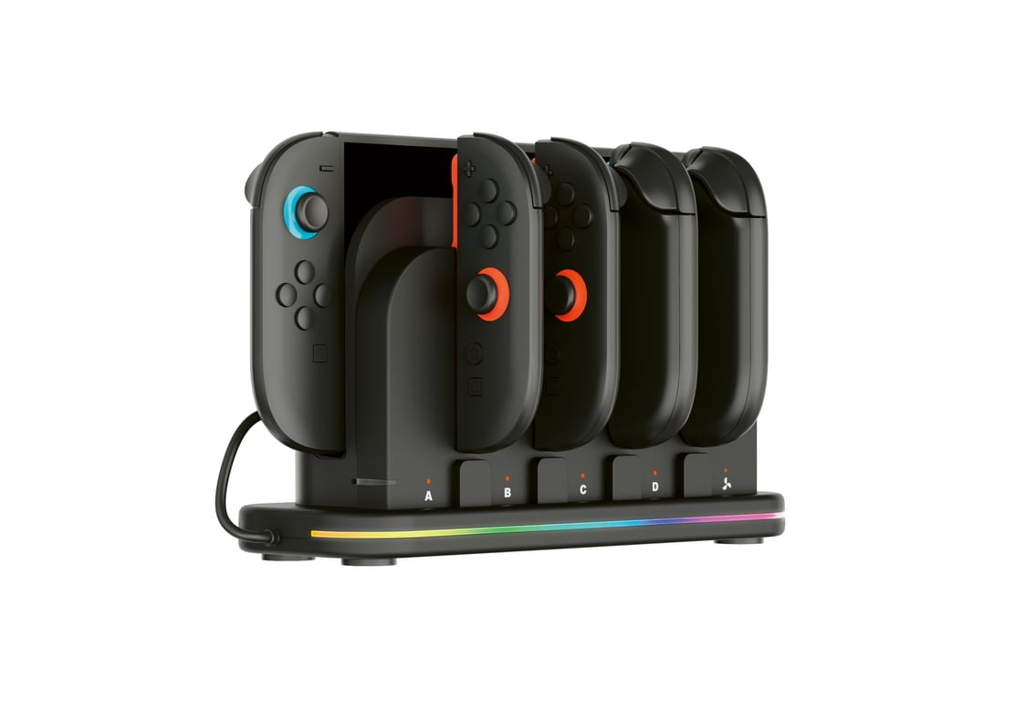 Support de chargement pour Nintendo Switch™ 2 + 2 paires de Joy con - vue 6