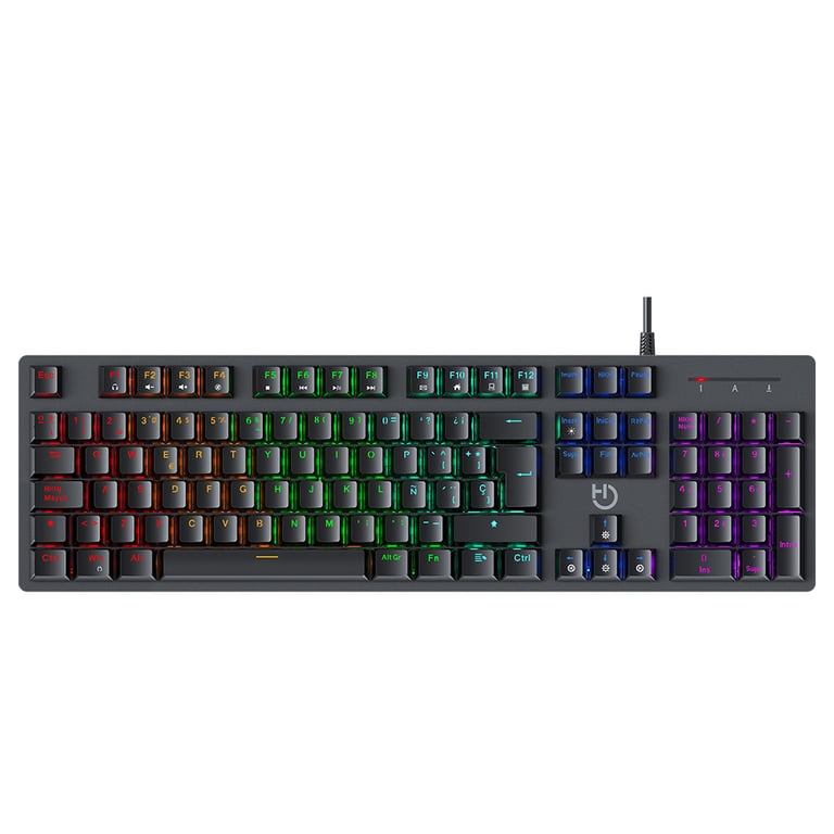 Clavier Gaming Hiditec GK400 ARGB – Mécanique, Rétroéclairage Multicouleur - vue 5