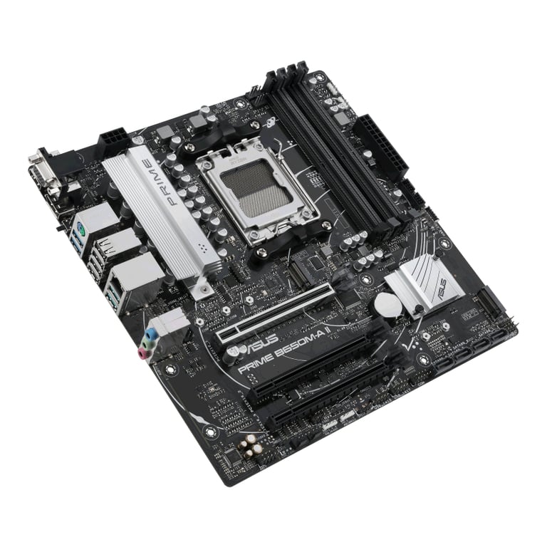 ASUS PRIME B650M A II CSM AMD B650 Emplacement AM5 micro ATX Neuf - vue 2