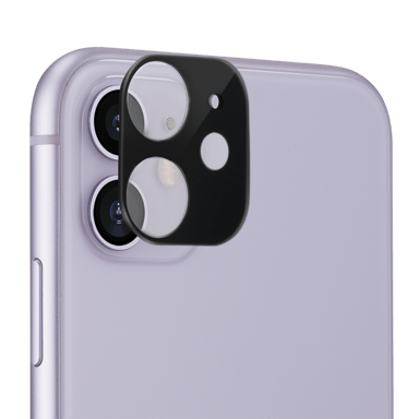 Gen 2.0 Protezione per obiettivo di fotocamera premium in vetro temperato Apple iPhone 11, Nero