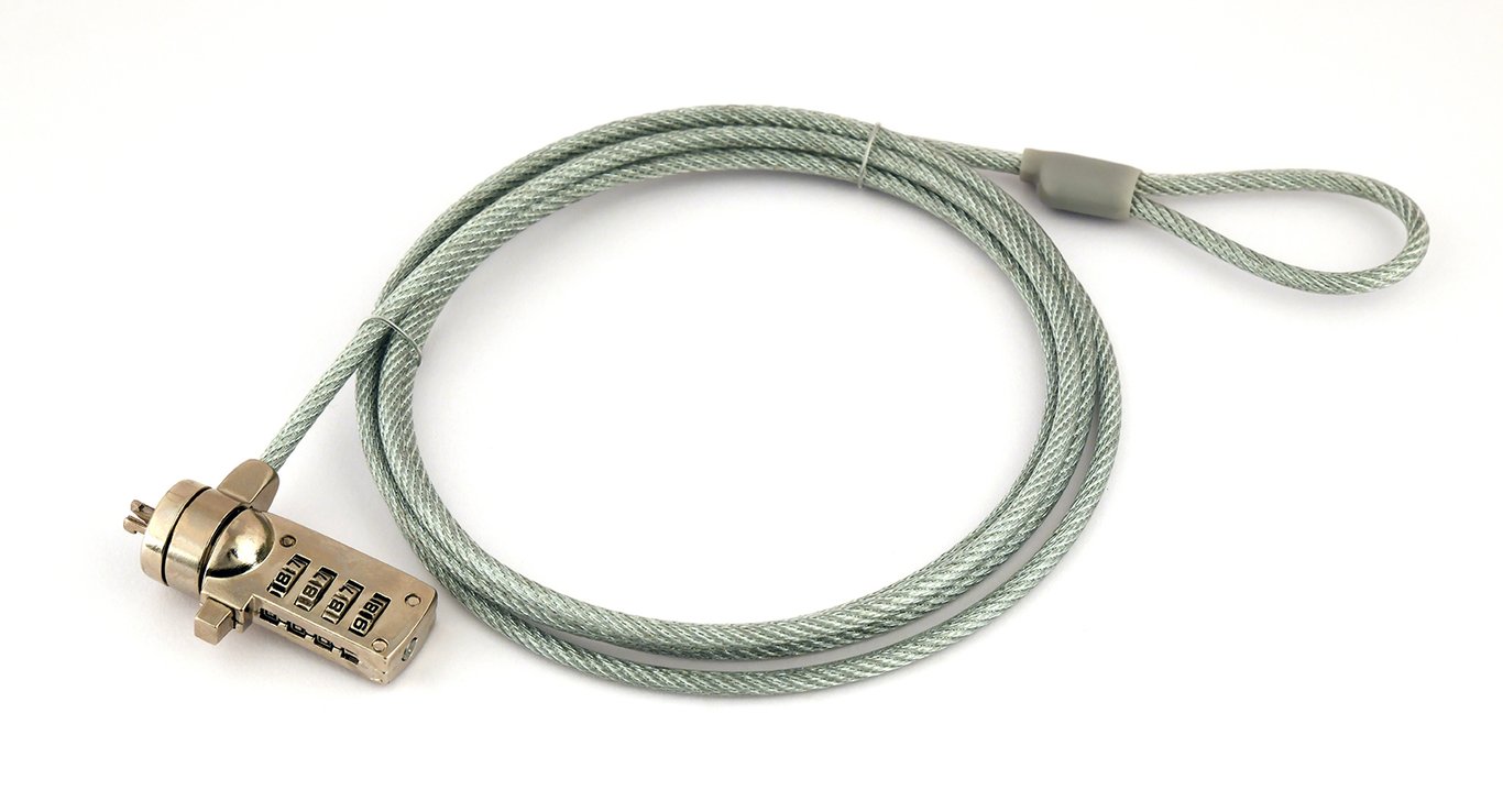 Gembird Lk-Cl-01 Câble Antivol Argent - Bon État
